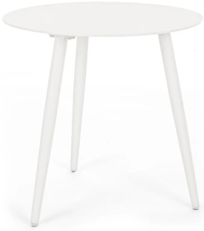 Tavolino da giardino rotondo in alluminio ø 50 cm Ridley – Bizzotto