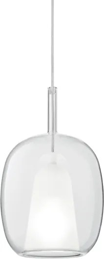 Ondaluce - Lampadario a sospensione su cavo THELMA 1xE27/15W/230V Ø 19,5 cm dorato/trasparente
