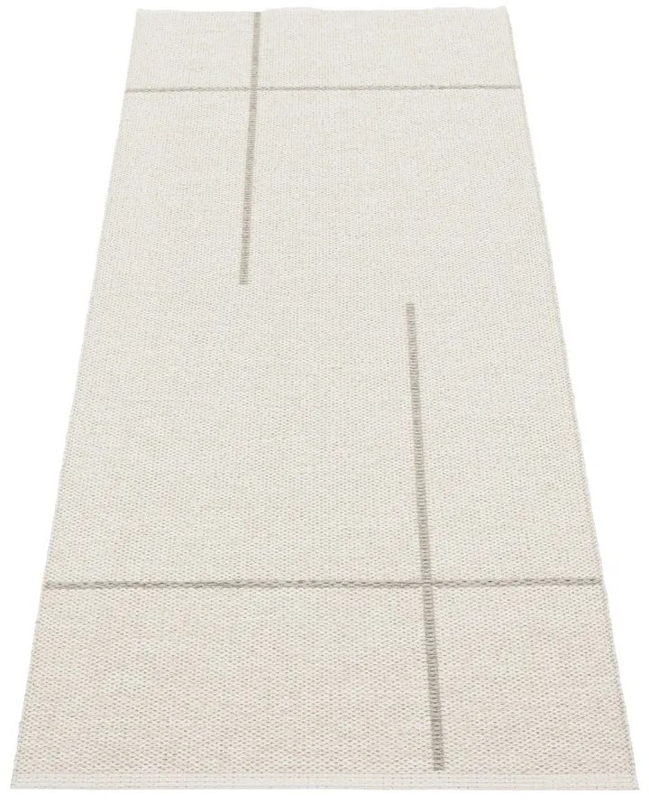 Passatoia da interno/esterno grigio chiaro/color crema 70x180 cm Fred Linen – Pappelina