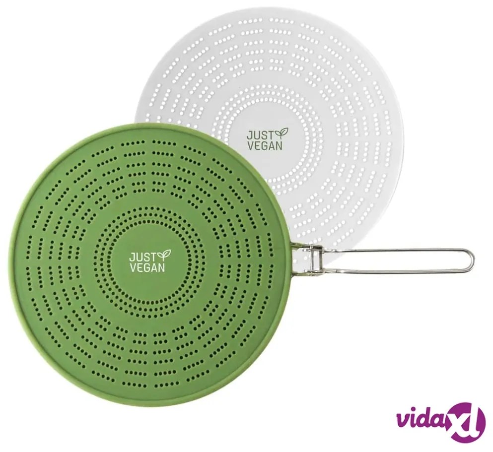Just Vegan Paraschizzi con Filtro a Carbone AirActive Silicone Verde