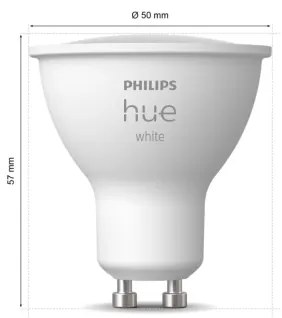Lampadina LED dimmerabile Philips Hue WHITE GU10/4,2W/230V 2700K