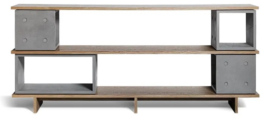 Cassettiera in calcestruzzo , 230 x 98 cm Dice - Lyon Béton