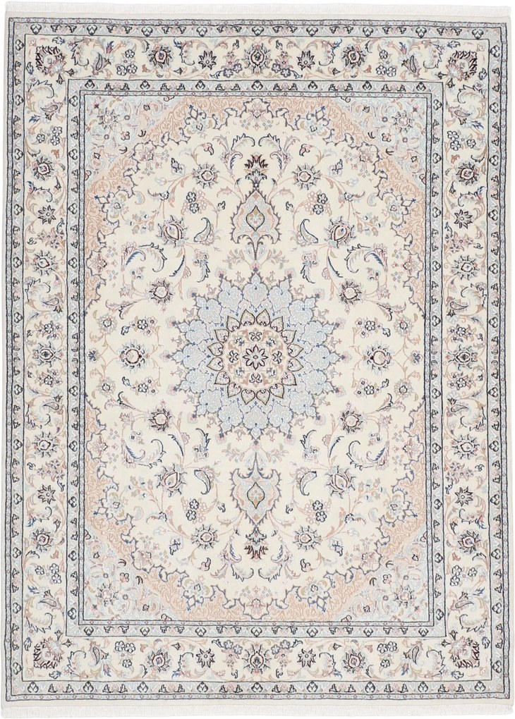 Nain Tappeto persiano 210x150 (Iran) Annodato A Mano