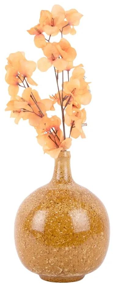 Vaso in vetro giallo ocra Spatters - PT LIVING