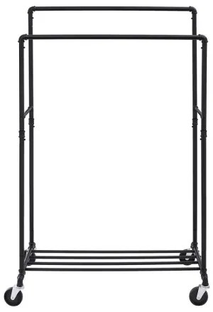 Appendiabiti da terra mobile LINEA, nero