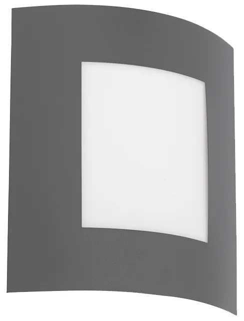 Lampada da parete per esterni smart antracite con WiFi A60 - Emmerald