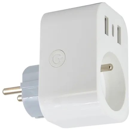 Immax NEO 07799L - Multipresa intelligente 16A/230V + 2xUSB+1xUSB C Tuya