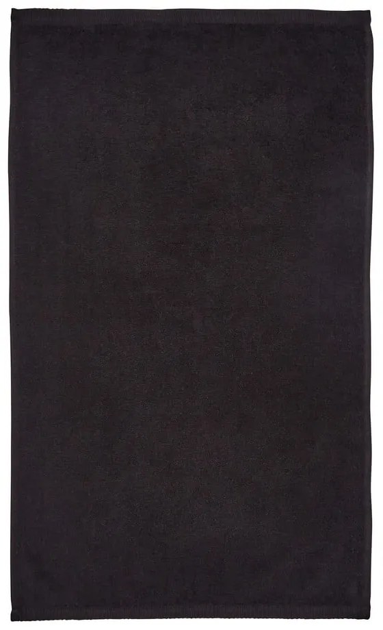 Asciugamano con asciugatura rapida e tipo terry nero in cotone 50x85 cm Quick Dry – Catherine Lansfield