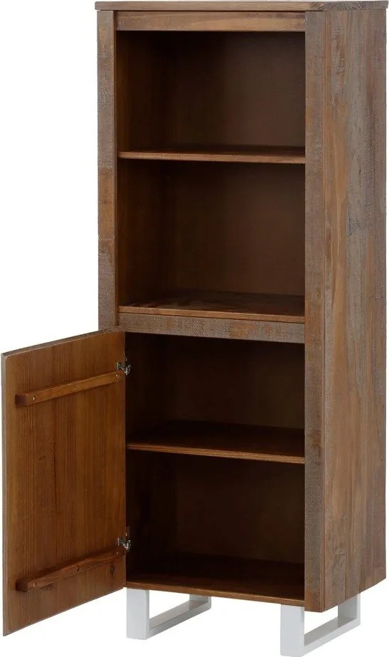 Libreria in legno di pino di colore naturale 55x140 cm Lagos - Støraa