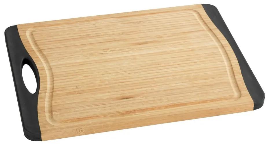 Tagliere antiscivolo in legno di bambù , 33 x 23 cm - Wenko