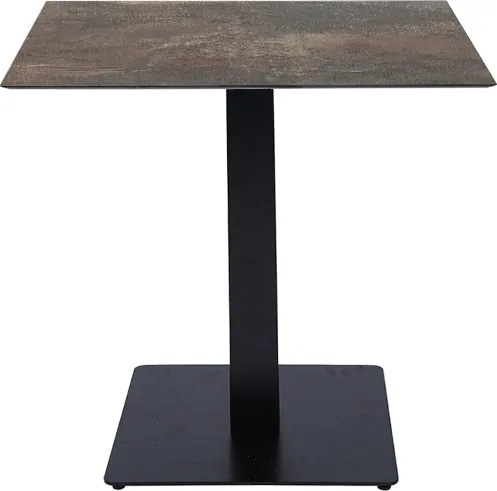 Tavolo bar pub ristorante piano HPL Ardesia Fango per esterno 80x80 cm H 74