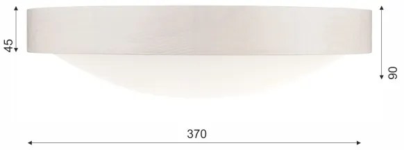 Lampada da soffitto MEDA 2xE27/60W/230V