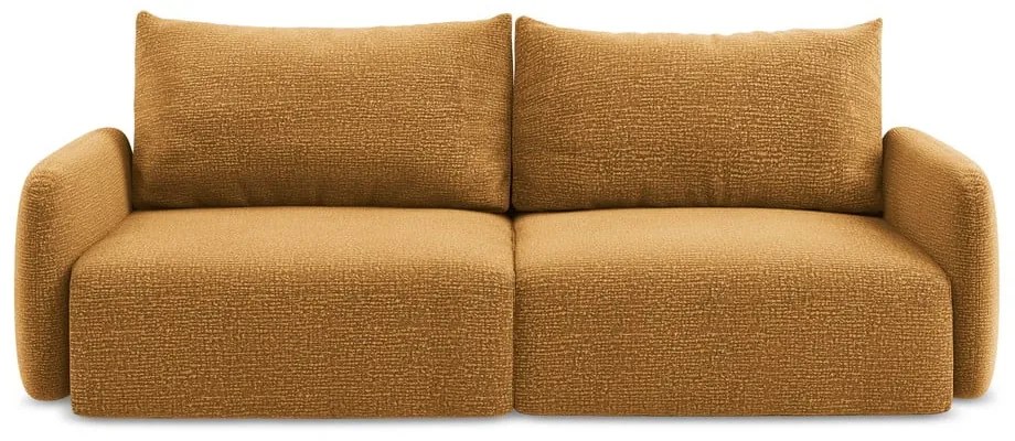 Divano arancione allungabile/con contenitore 238 cm Kalena – Makamii