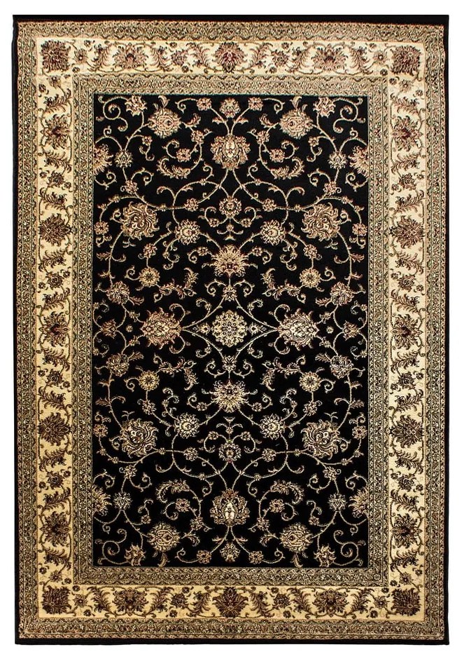 Tappeto in nero e oro 240x340 cm Marrakesh - Ayyildiz Carpets