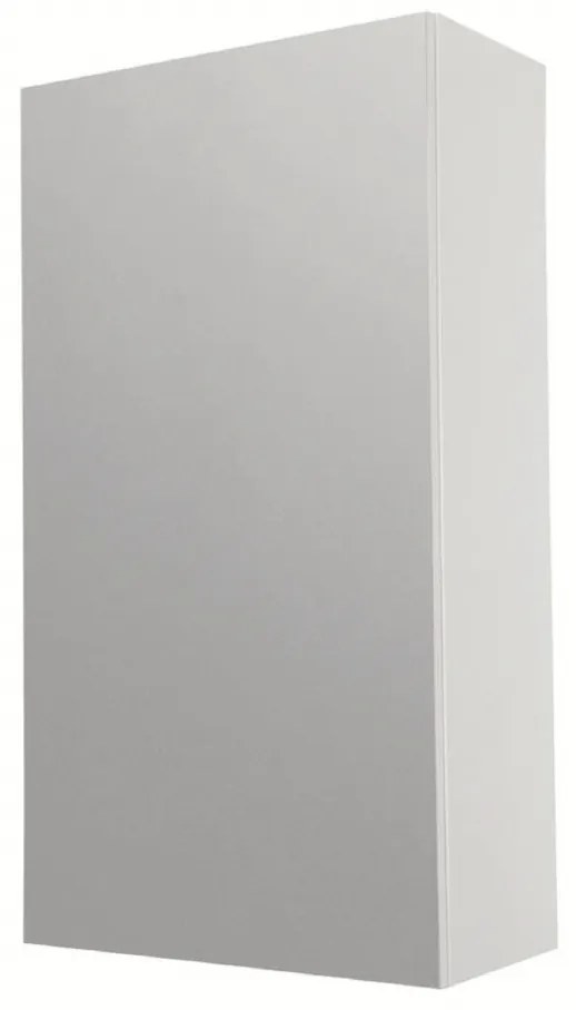 Specchio Contenitore 25x70 Un'Anta Savini "Specchiere" Bianco Lucido