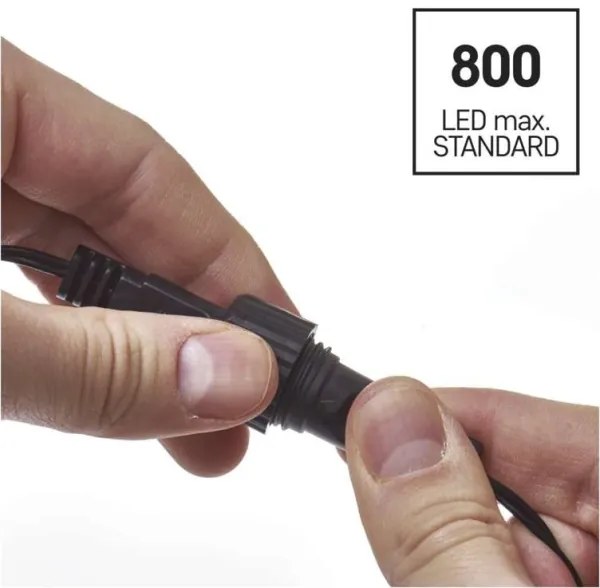 Catena LED da esterno natalizia 100xLED/15m IP44 bianco caldo