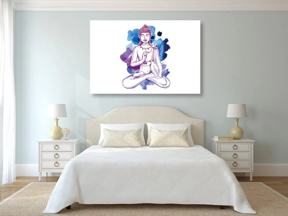 Stampa su tela – Illustrazione del Buddha