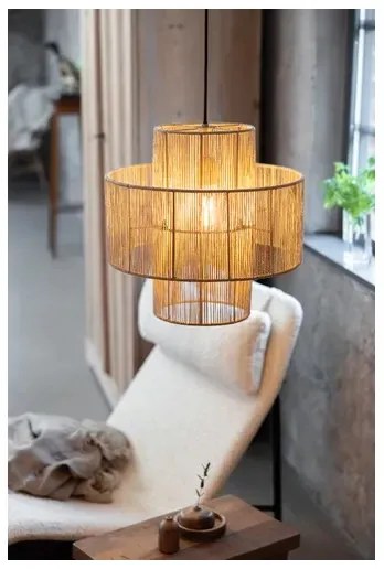 Markslöjd 108767 - Lampadario a sospensione con filo SOGA 1xE27/40W/230V oro