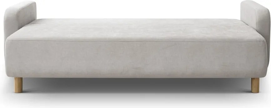 Divano beige allungabile con contenitore 231 cm Elen – Micadoni