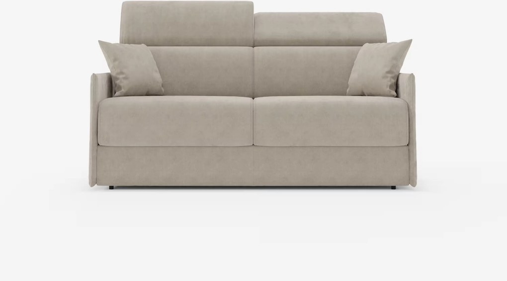 Miryam Divano letto con poggiatesta reclinabili e comfort maxi - design compatto in morbido tessuto smacchiabile T31