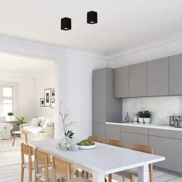 Rabalux 2049 - Faretto KOBALD 1xGU10/42W/230V nero