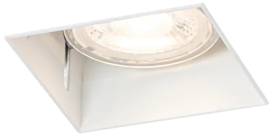 Set di 6 faretti incasso bianchi GU10 50mm senza cornice - Oneon