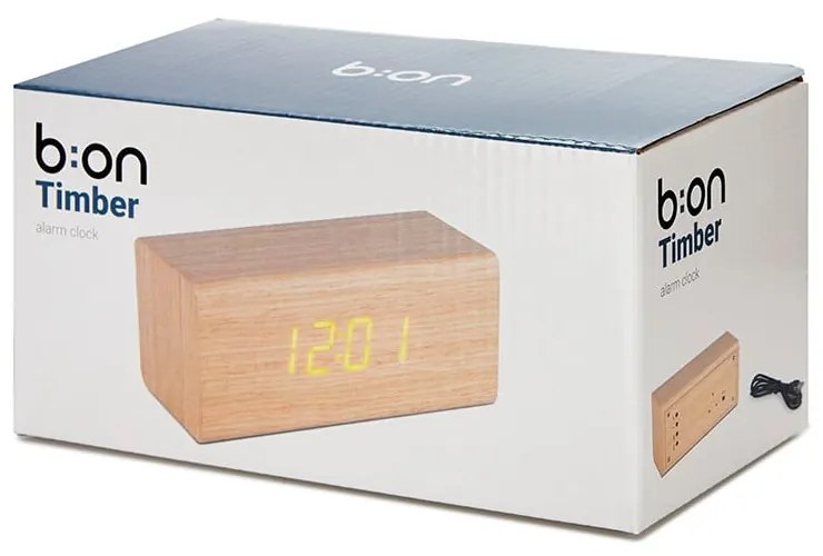 Sveglia digitale da tavolo Timber - Balvi