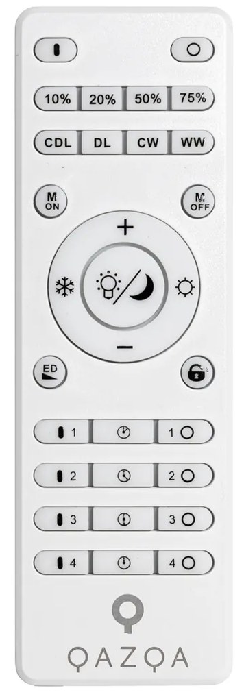 Sistema di illuminazione su binario moderno con 4 faretti neri monofase - Magnetic Lance