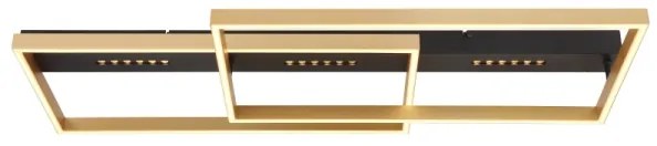 Globo 48461-54 - Plafoniera LED LUFFY LED/54W/230V nero/oro