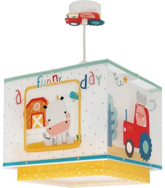 Dalber 63402 - Lampadario per bambini MY FARM 1xE27/15W/230V