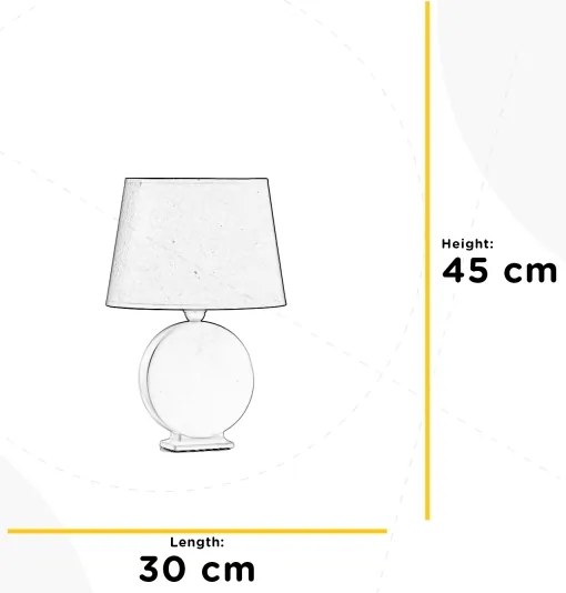 ONLI - Lampada da tavolo ZEN 1xE27/22W/230V 46 cm