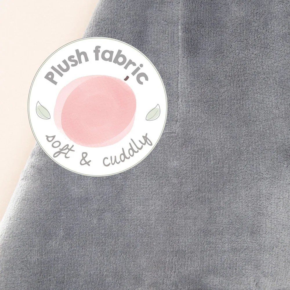 Coperta per bambini verde chiaro in micropile 80x80 cm Woodland Buddies – Roba