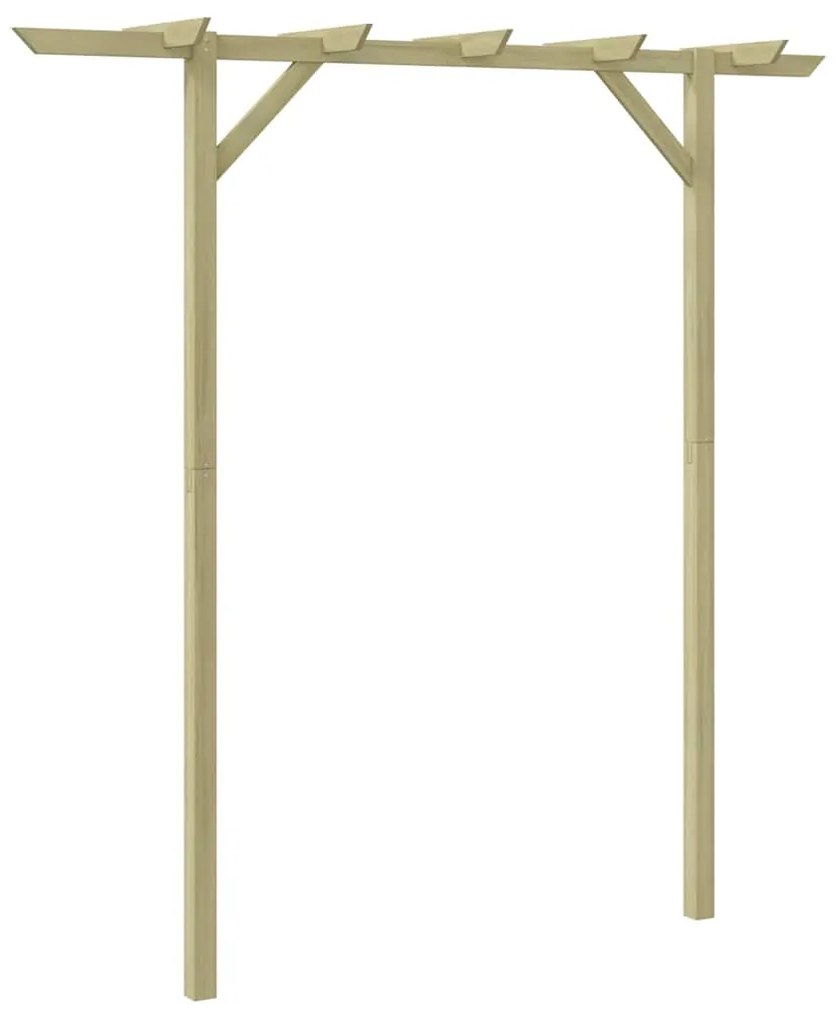 Pergolato Da Giardino 205x40x203 Cm İn Legno /