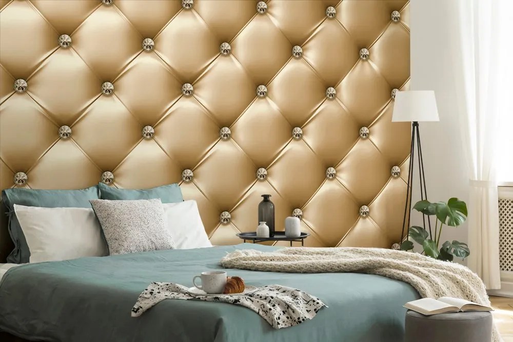 Carta da parati – Eleganza pelle in oro