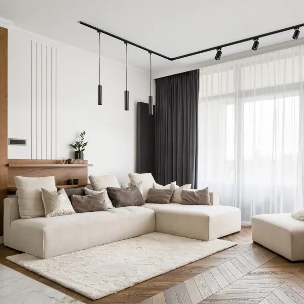 Faretto per sistema a binario MARIBEL 1xGU10/10W/230V nero