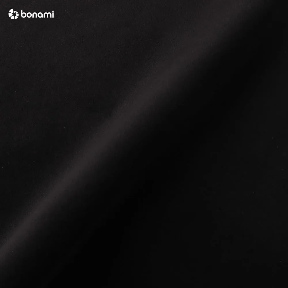 Divano letto in velluto nero Santo - Milo Casa