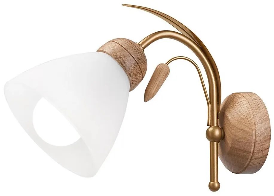 Applique TULIP 1xE27/60W/230V Quercia