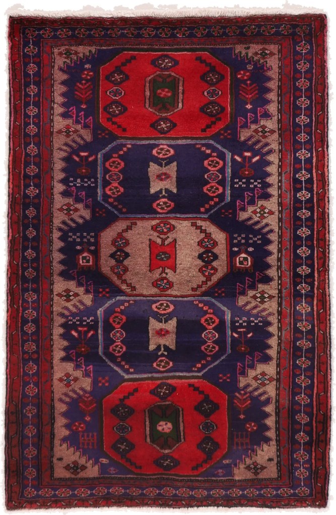 Hamedan Tappeto 100 x 150 (Iran) Annodato A Mano