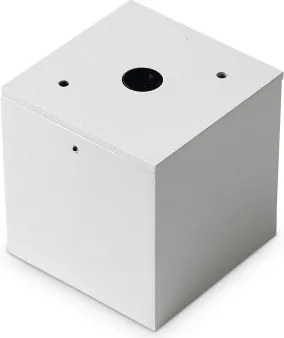 Ideal Lux - Faretto da esterno TECHO 1xGU10/20W/230V 9x9 cm IP54 bianco