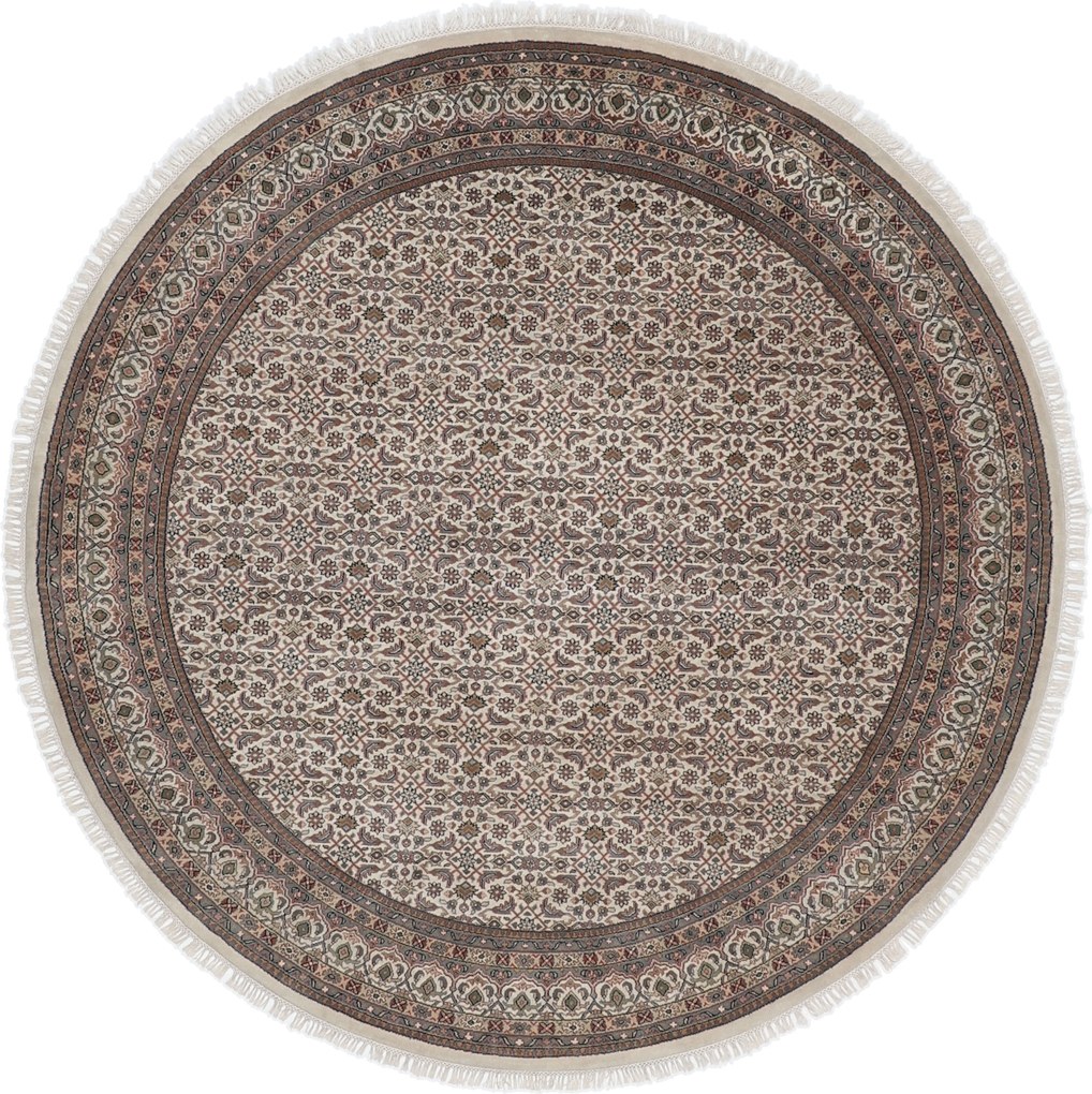 Bidjar Tappeto orientale 250 x 250 Beige (Indian) Annodato A Mano