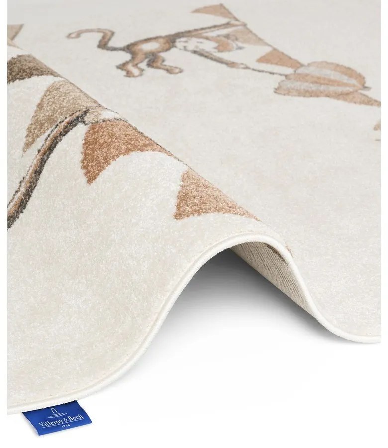 Tappeto per bambini crema 120x170 cm Roar like a Lion Rainbow Party - Villeroy&amp;Boch