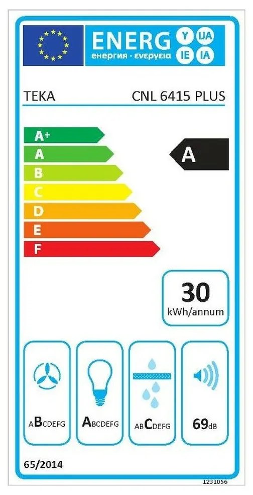 Cappa Classica Teka 40436821 60 cm 385 m3/h 64 dB 119W Bianco