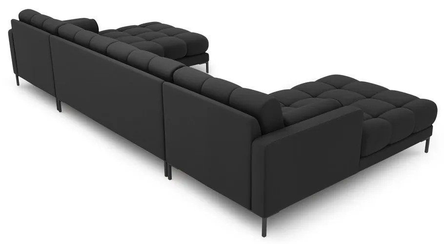 Divano angolare a U grigio scuro Bali - Cosmopolitan Design