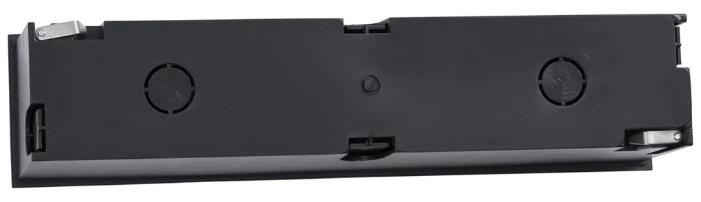 Lampada da parete moderna da incasso nera 28cm incl. LED IP65 - Mert