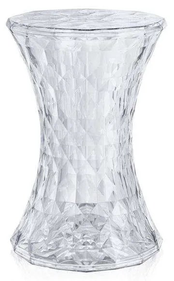 Kartell - Grigio Pietra Sgabello Crystal Kartell