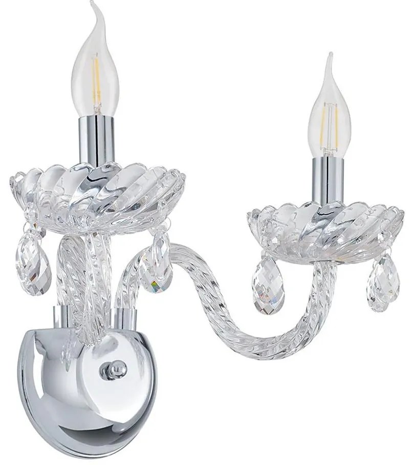 Eglo 39105 - Applique BASILANO 1 2xE14/40W/230V