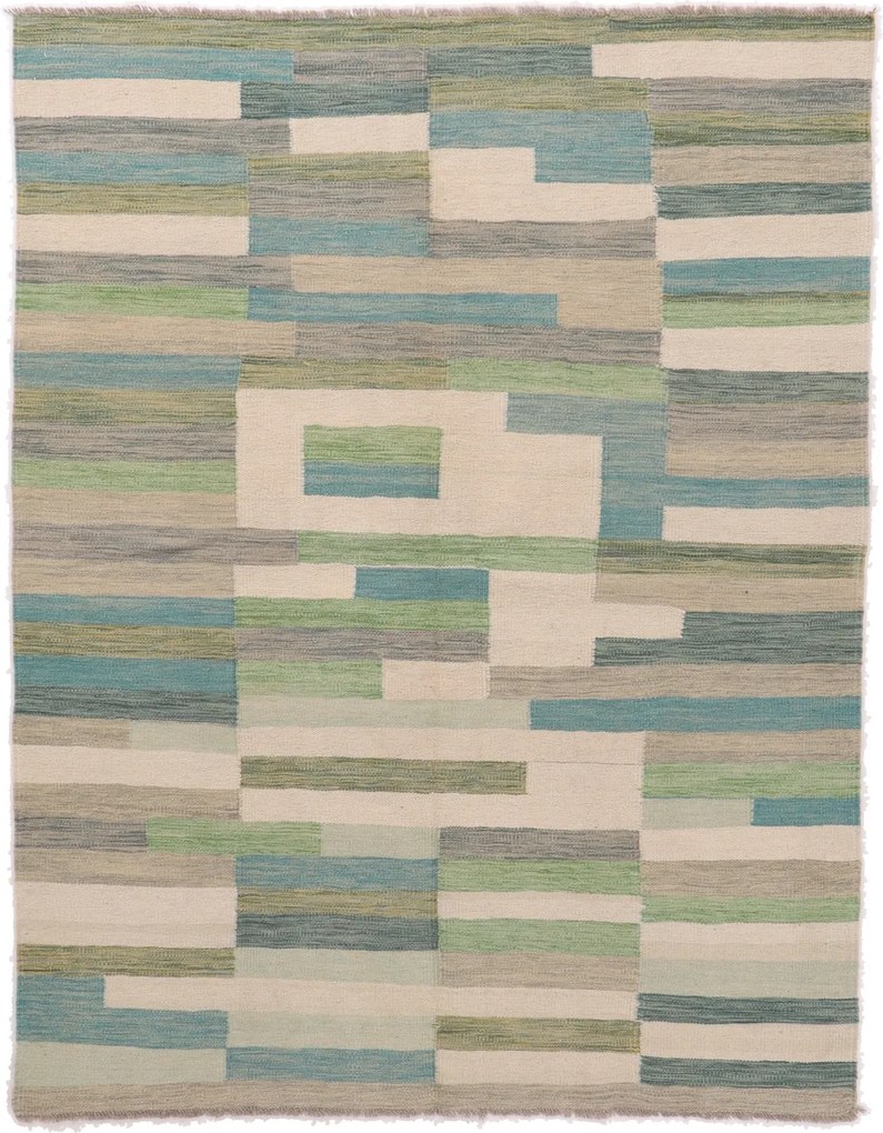 Kilim Tappeto 200x150 (Pakistan) Tessuto A Mano