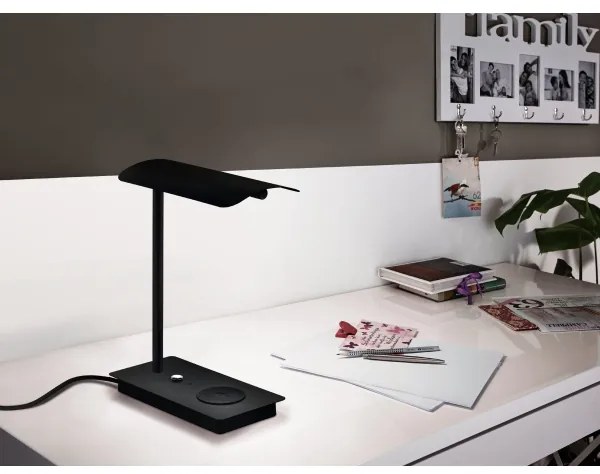 Eglo 99829 - Lampada da tavolo LED touch dimmerabile ARENAZA LED/5,8W/230V nero