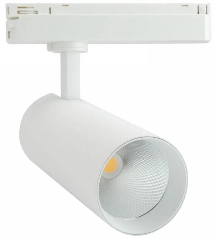 Faro LED 30W, Monofase, 38°/60°, 130lm/W, CRI92, no Flickering Colore  Bianco Caldo 2.700K