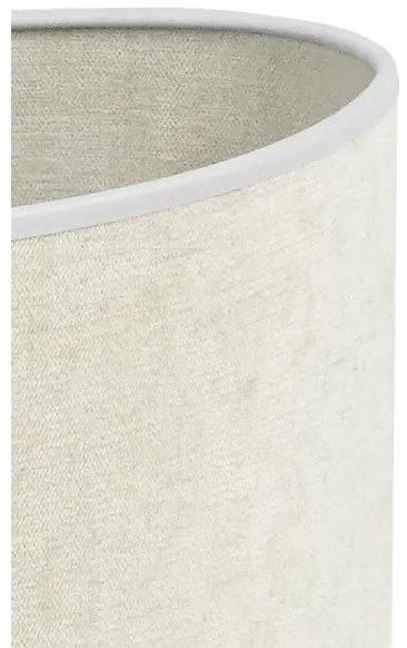 Duolla - Lampada da tavolo OVAL 1xE27/15W/230V diametro 30 cm grigio